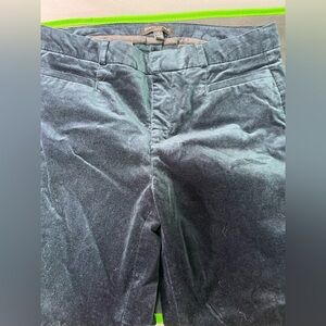 Banana Republic Women’s Sloan Pant, Crushed Velvet Dark Blue, Sz 8